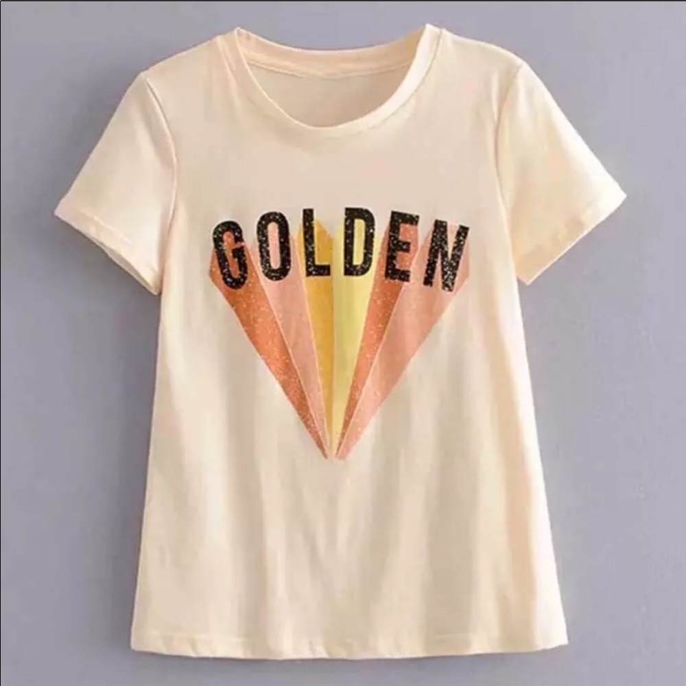 Vintage Bohemian Gypsy Golden Graphic Tee - Picture 4 of 6
